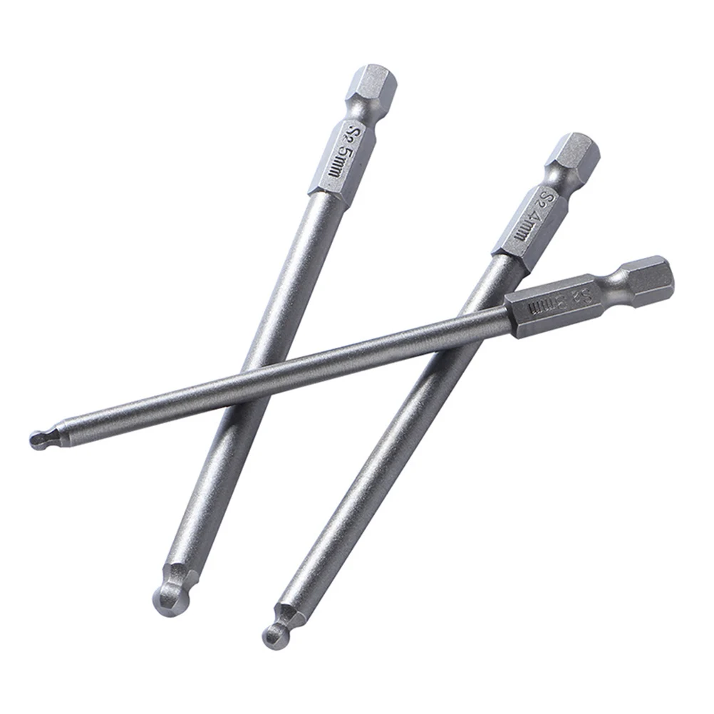 5 Pcs 100mm Long Magnetic Steel Ball Screwdriver Bits Set Hex Hexagon Head Ball End Bar Bits
5 Pcs 100mm Long Magnetic Steel Ball Screwdriver Bits Set Hex Hexagon Head Ball End Bar Bits