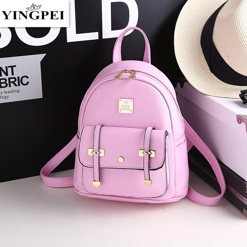 YINGPEI Women Leather Backpacks  high quality School Bags Teenager Female Students Shoulder Girls Preppy Style 
YINGPEI Women Leather Backpacks  high quality School Bags Teenager Female Students Shoulder Girls Preppy Style