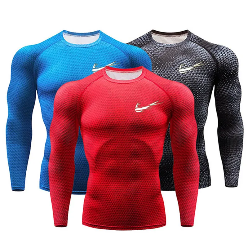 New 3D Printed T-shirts Men Compression Shirt Thermal Long Sleeve T Shirt Mens Fitness Bodybuilding Skin Tight Quick Dry Tops
New 3D Printed T-shirts Men Compression Shirt Thermal Long Sleeve T Shirt Mens Fitness Bodybuilding Skin Tight Quick Dry Tops