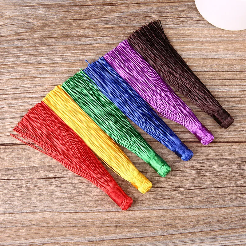 5pcs/lot 23 Colors 12cm Silk Tassel Earrings Charms Pendants Satin Tassels for DIY Jewelry Making Findings Borlas Piel
5pcs/lot 23 Colors 12cm Silk Tassel Earrings Charms Pendants Satin Tassels for DIY Jewelry Making Findings Borlas Piel