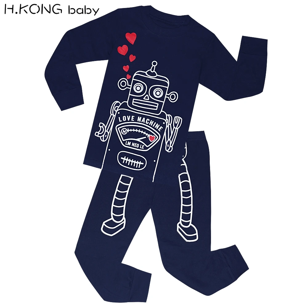 Boys Robot Pajamas sets Kids Dinosaur Sleepwear Children Cars Truck Pyjamas Girls Loving Cute Pijamas For 2-7 Years
Boys Robot Pajamas sets Kids Dinosaur Sleepwear Children Cars Truck Pyjamas Girls Loving Cute Pijamas For 2-7 Years