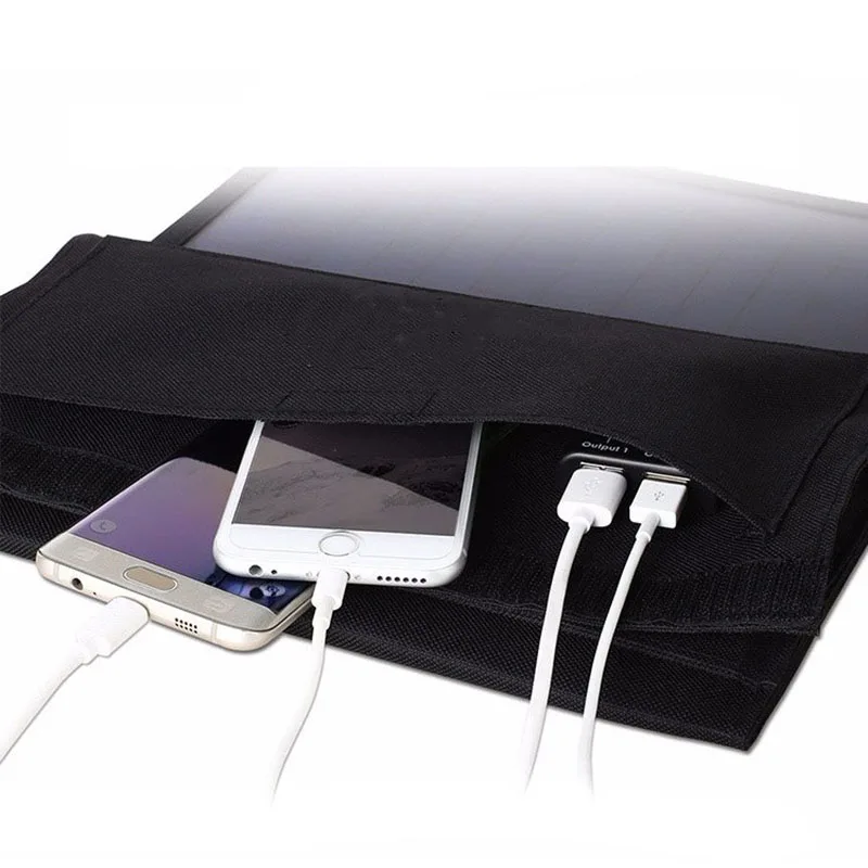 21W 5V Foldable Solar Panel Portable Solar Charger High Efficiency Charger for Cellphone Dropshipping
21W 5V Foldable Solar Panel Portable Solar Charger High Efficiency Charger for Cellphone Dropshipping