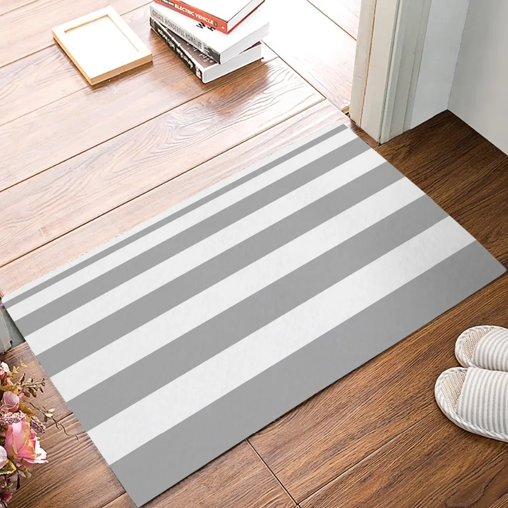 Non Slip Navy Blue, Gray and White Stripe Home Bathroom Bath Shower Bedroom Mat Toilet Floor Door Mat Rug Carpet Pad Doormat,18x
Non Slip Navy Blue, Gray and White Stripe Home Bathroom Bath Shower Bedroom Mat Toilet Floor Door Mat Rug Carpet Pad Doormat,18x