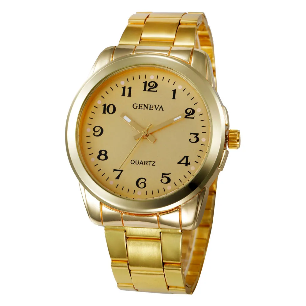 Luxury Fashion Women Men Watch Simple Golden Stainless Steel Strap Bracelet Analog Quartz Wrist Watch Relogio Feminino P30
Luxury Fashion Women Men Watch Simple Golden Stainless Steel Strap Bracelet Analog Quartz Wrist Watch Relogio Feminino P30