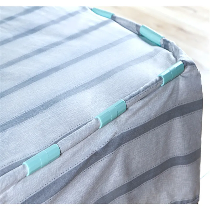 10 pcs/Set Bed Sheet Clip Mattress Grippers Fasteners Clothes Pegs Practical ABS Coverlet Slip-Resistant Clip Holders Clamp
10 pcs/Set Bed Sheet Clip Mattress Grippers Fasteners Clothes Pegs Practical ABS Coverlet Slip-Resistant Clip Holders Clamp