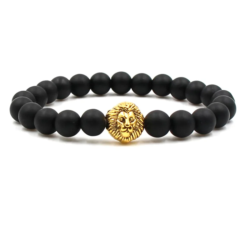 Natural Black Lava Stone Bracelets 7 Reiki Chakra Healing lion Balance Beads Bracelet for Men Women Stretch Yoga Jewelry
Natural Black Lava Stone Bracelets 7 Reiki Chakra Healing lion Balance Beads Bracelet for Men Women Stretch Yoga Jewelry