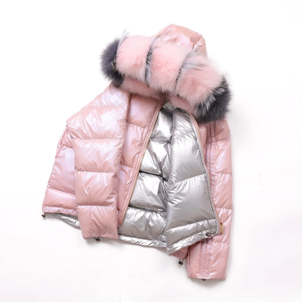 2019 winter Real fox fur collar White duck down padded down jacket Regular fashion warm big fur collar women's coat
2019 winter Real fox fur collar White duck down padded down jacket Regular fashion warm big fur collar women's coat