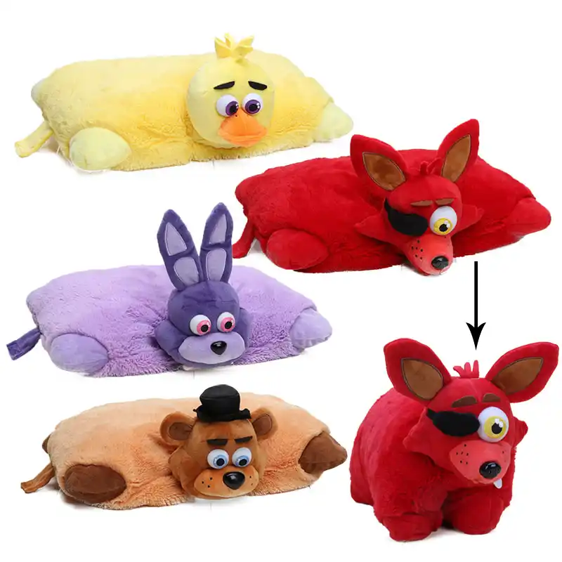 5 夜でフレディのおもちゃ 43 センチメートル 30 センチメートル Fnaf 枕マングルフォクシーチカボニーゴールデンフレディ Fazbear ぬいぐるみクッション Juguetes ぬいぐるみ 5 夜で5夜 Gooum