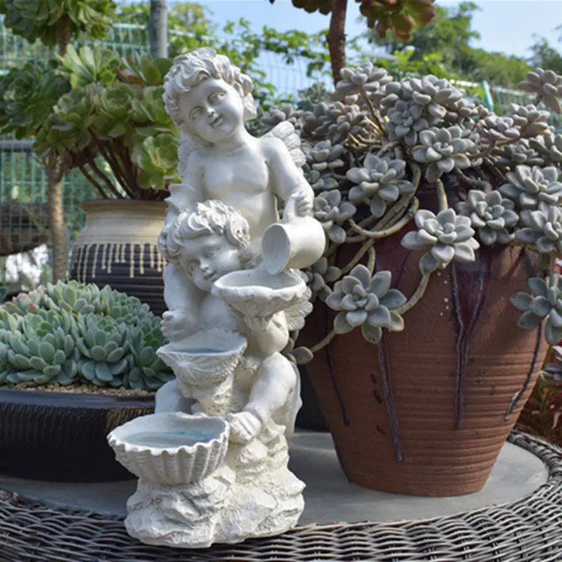 Outdoor Gardening Resin Angel Boy Ornaments Sculpture Courtyard Garden Furnishing Crafts Villa Park Balcony Figurines Decoration
Outdoor Gardening Resin Angel Boy Ornaments Sculpture Courtyard Garden Furnishing Crafts Villa Park Balcony Figurines Decoration