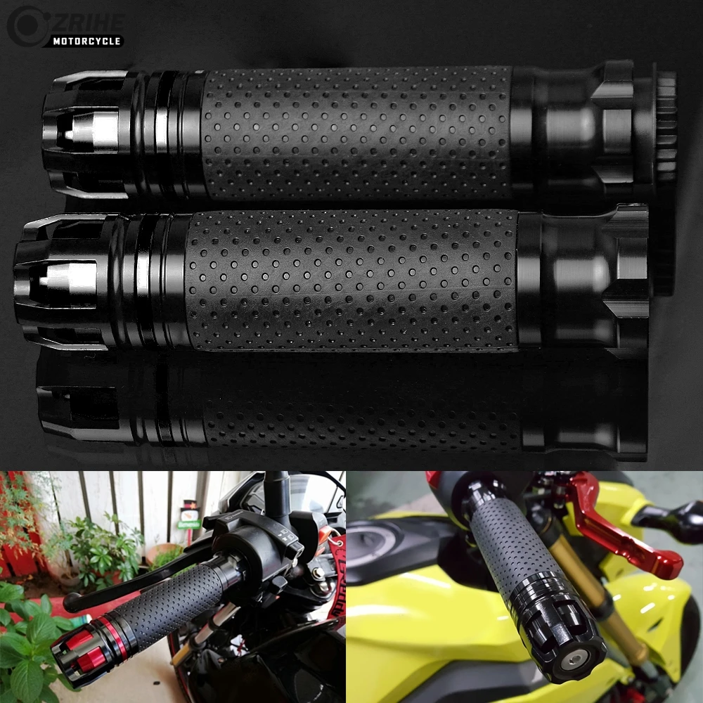Universal 7/8" 22MM CNC Motorcycle handlebar grip Motorbike handle bar grips FOR SUZUKI GSR400 GSR600 GSR750 GSXR600
Universal 7/8" 22MM CNC Motorcycle handlebar grip Motorbike handle bar grips FOR SUZUKI GSR400 GSR600 GSR750 GSXR600