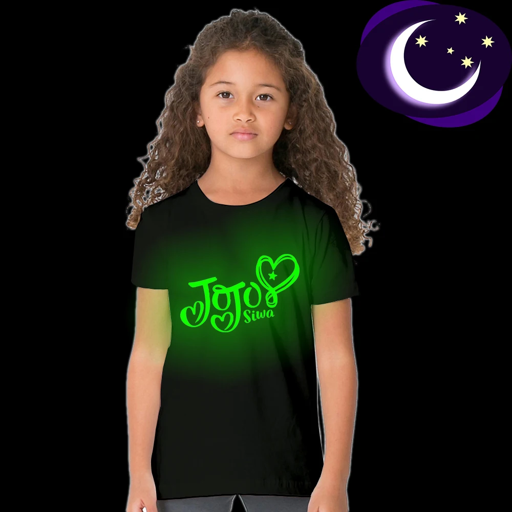 Letter Print Siwa Fans Glow In Dark Teen Girls Tshirt Summer Cool T-shirt Children Luminous T Shirt for Kids Girls Clothes
Letter Print Siwa Fans Glow In Dark Teen Girls Tshirt Summer Cool T-shirt Children Luminous T Shirt for Kids Girls Clothes