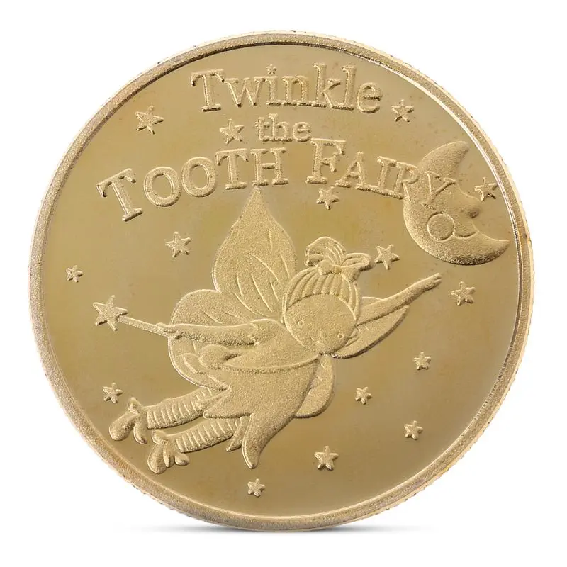 Collection Gift Souvenir For Chlidren Gift Coin Collection Gold Plated Non Currency Coin Tooth Fairy Commemorative Coin
Collection Gift Souvenir For Chlidren Gift Coin Collection Gold Plated Non Currency Coin Tooth Fairy Commemorative Coin