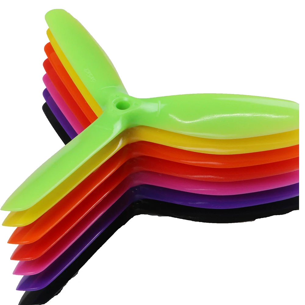 10 Pairs Kingkong 5050 5x5x3 3-Blade Single Color CW CCW Propellers Blade For FPV Quadcopter Racing RC Drones Frame Kit
10 Pairs Kingkong 5050 5x5x3 3-Blade Single Color CW CCW Propellers Blade For FPV Quadcopter Racing RC Drones Frame Kit