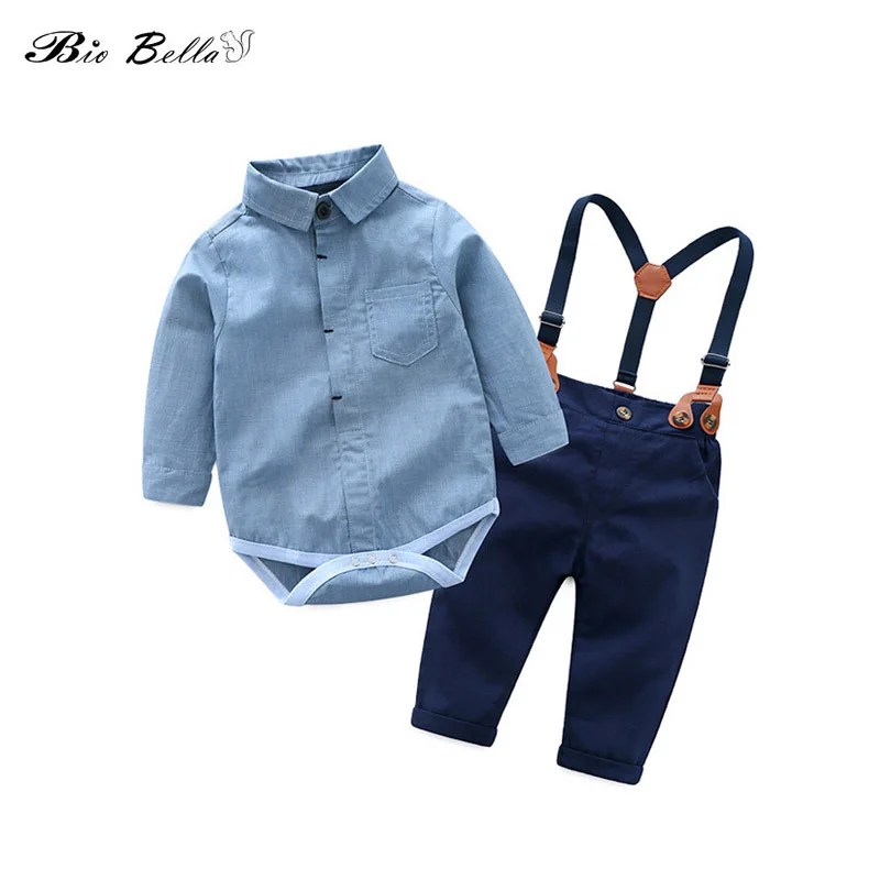 Baby Gentle Boys Clothing Set Toddler Cotton Kids Clothes Autumn Casual Children Suit Infant Bodysuit+Suspender Pants 2Pcs Sets
Baby Gentle Boys Clothing Set Toddler Cotton Kids Clothes Autumn Casual Children Suit Infant Bodysuit+Suspender Pants 2Pcs Sets