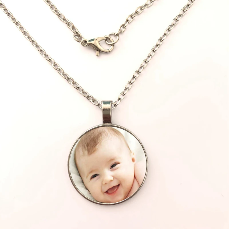 GDRGYB 2019 Personality Photo Family Baby Child Dad Mom Brothers Sisters Grandparents Necklace Handmade Private Customized | Украшения и