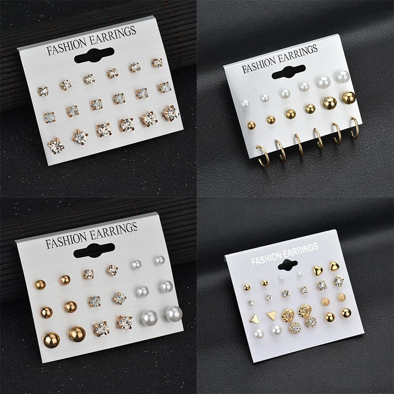 Yobest 12 pairs/set White Simulated Pearl Stud Earrings For Women 2019 New Fashion Jewelry Accessories
Yobest 12 pairs/set White Simulated Pearl Stud Earrings For Women 2019 New Fashion Jewelry Accessories