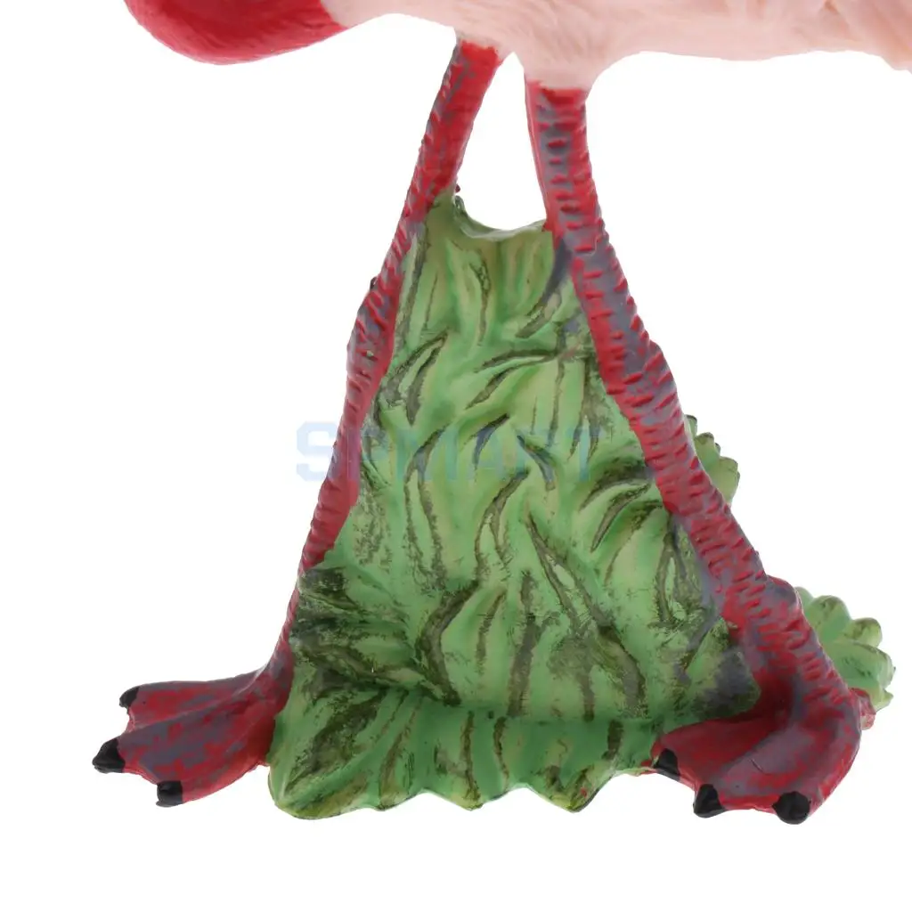 2pcs Realistic Wildlife Animal Flamingo Model Figurine Nature Educational Toy Home Decoration Xmas Gifts