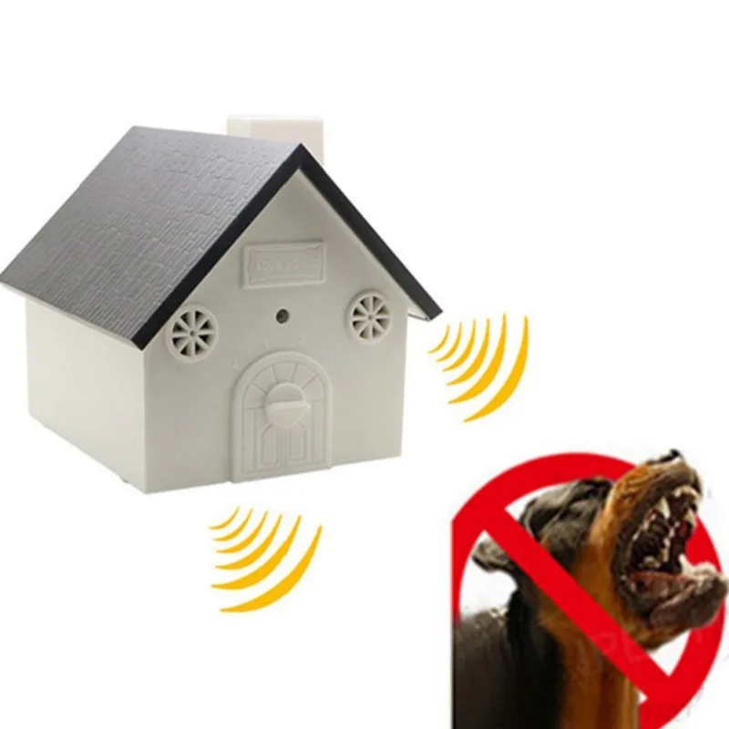 

Pet Dog Ultrasonic Anti Barking Collars Repeller Outdoor Dog Stop No Bark Control Training Trainer Device Bark Control Silencer