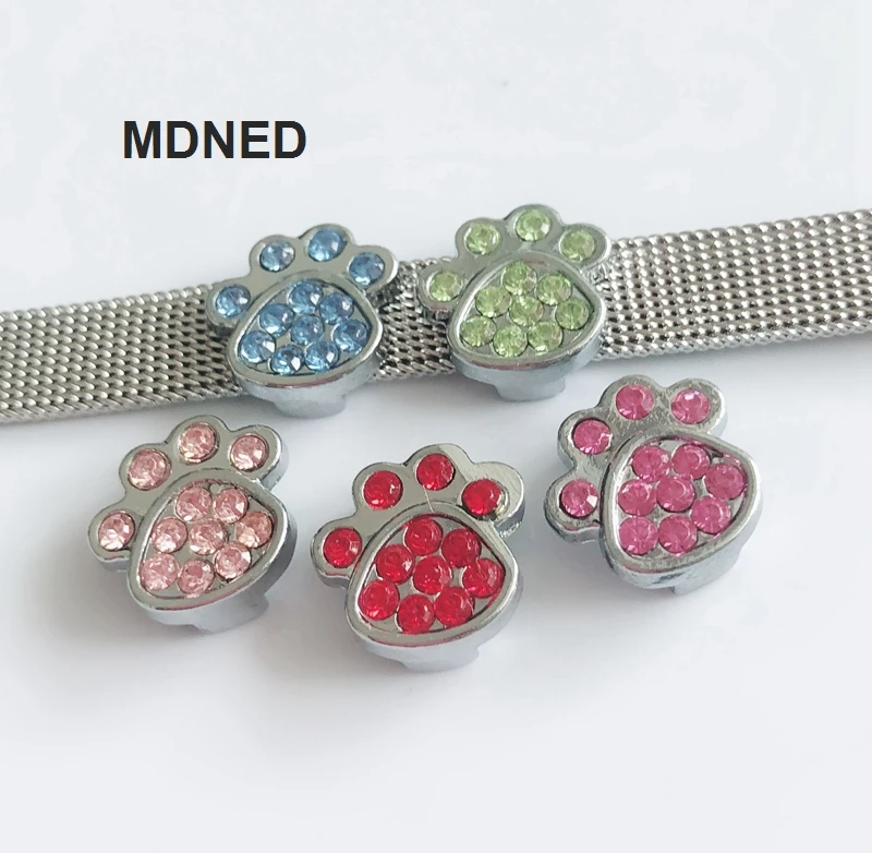 5pcs, DIY accessory, 15MM*15MM Full Rhinestone Colorful Paw Print Slide Charm Bead DIY 8MM Dog Cat Collar Wristband
5pcs, DIY accessory, 15MM*15MM Full Rhinestone Colorful Paw Print Slide Charm Bead DIY 8MM Dog Cat Collar Wristband