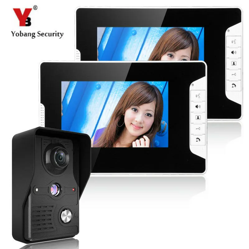 Yobang Security Video Intercom Door Phone Kit Wired 7 Inch Display Monitor Visual Home Video Doorbell Camera For Home Security
Yobang Security Video Intercom Door Phone Kit Wired 7 Inch Display Monitor Visual Home Video Doorbell Camera For Home Security