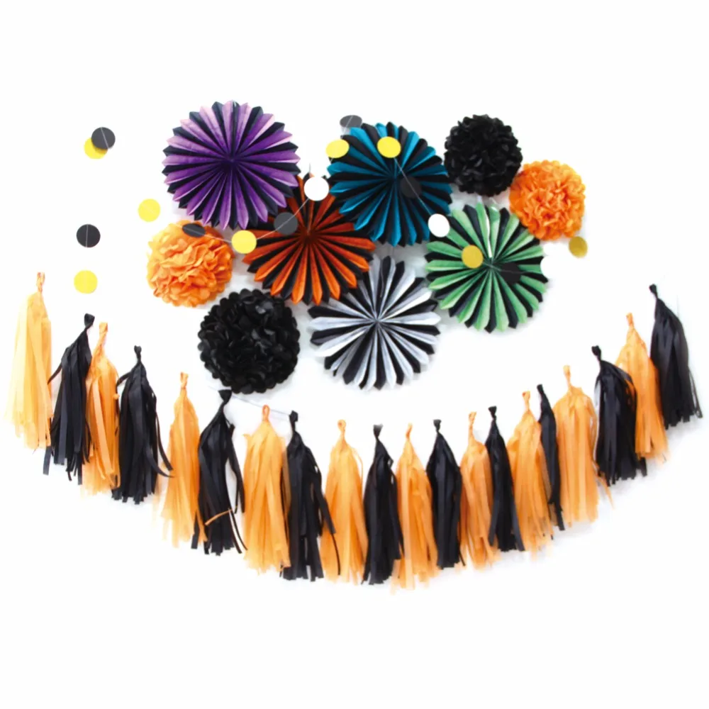 Sunbeauty 11pcs Halloween Party Decoration Black Orange DIY Party Set Haunted House Halloween Decorations for Home Supplier
Sunbeauty 11pcs Halloween Party Decoration Black Orange DIY Party Set Haunted House Halloween Decorations for Home Supplier