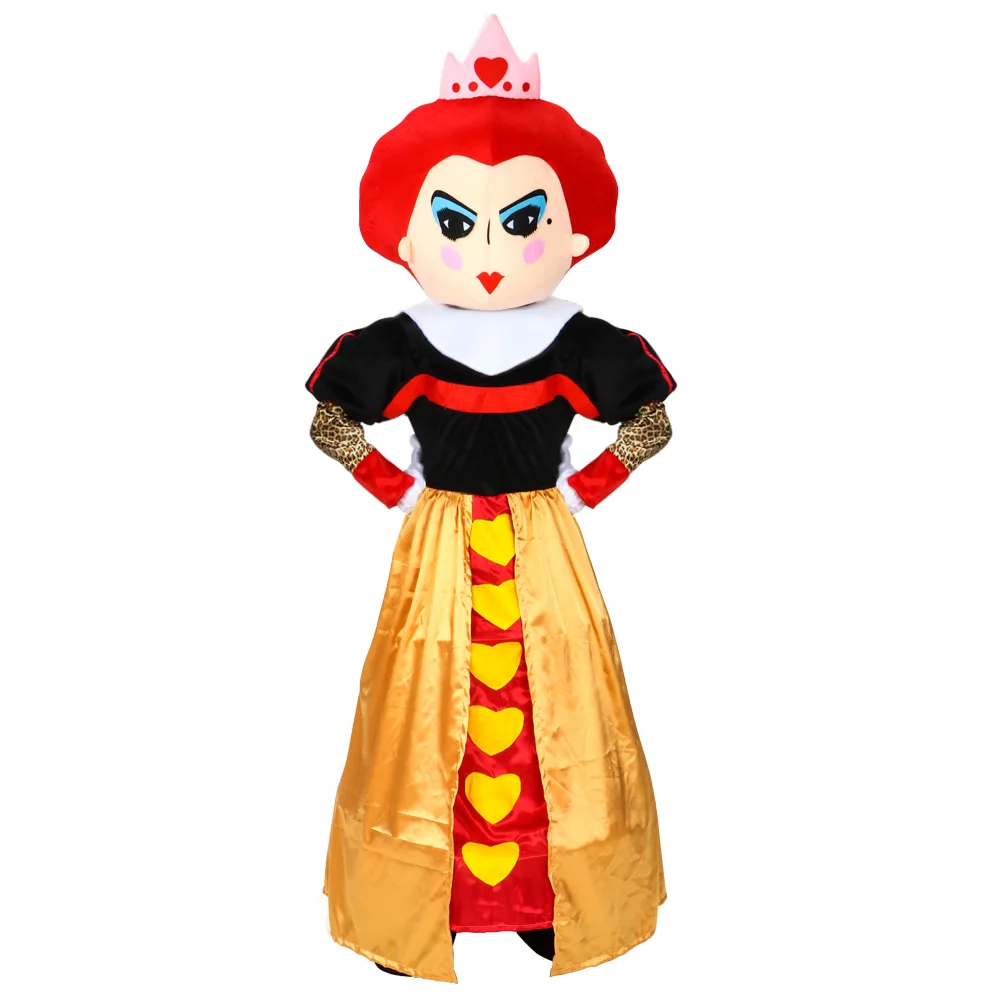 Alice In Wonderland Cosplay Costume Red Queen mascot Halloween Party Dress Free Shipping Adult Size
Alice In Wonderland Cosplay Costume Red Queen mascot Halloween Party Dress Free Shipping Adult Size