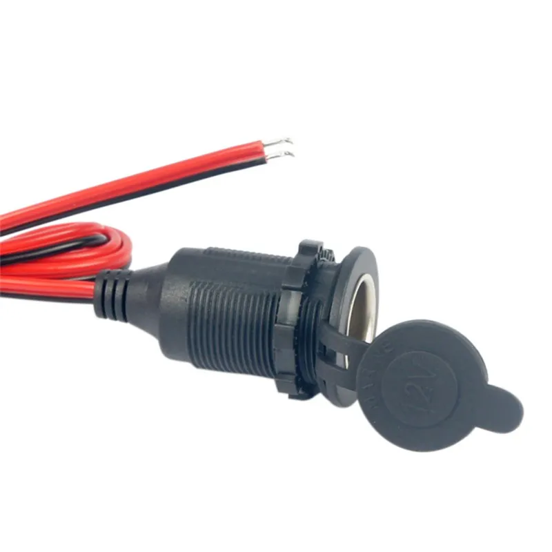 Female Car Cigar Cigarette Lighter Socket Plug Connector Adapter 12/24V DC Car Charger Accessory Power Cigar Lighter Socket
Female Car Cigar Cigarette Lighter Socket Plug Connector Adapter 12/24V DC Car Charger Accessory Power Cigar Lighter Socket