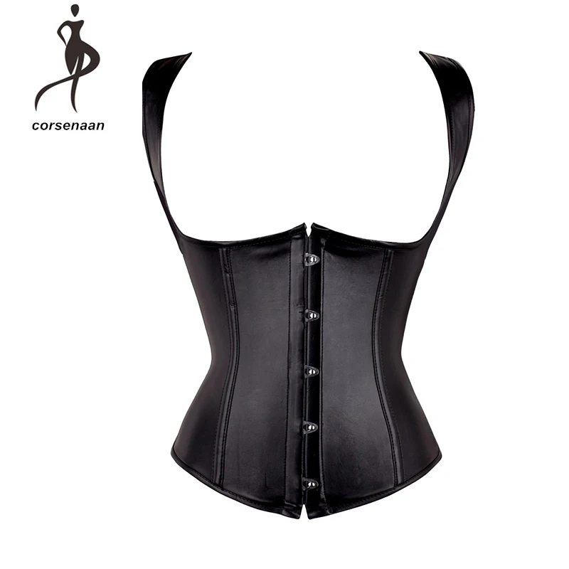Leather Material Thick Straps Sexy Punk Black Leather Waist Shapewear Vest Corset Underbust With Lacing Ribbion 804#
Leather Material Thick Straps Sexy Punk Black Leather Waist Shapewear Vest Corset Underbust With Lacing Ribbion 804#