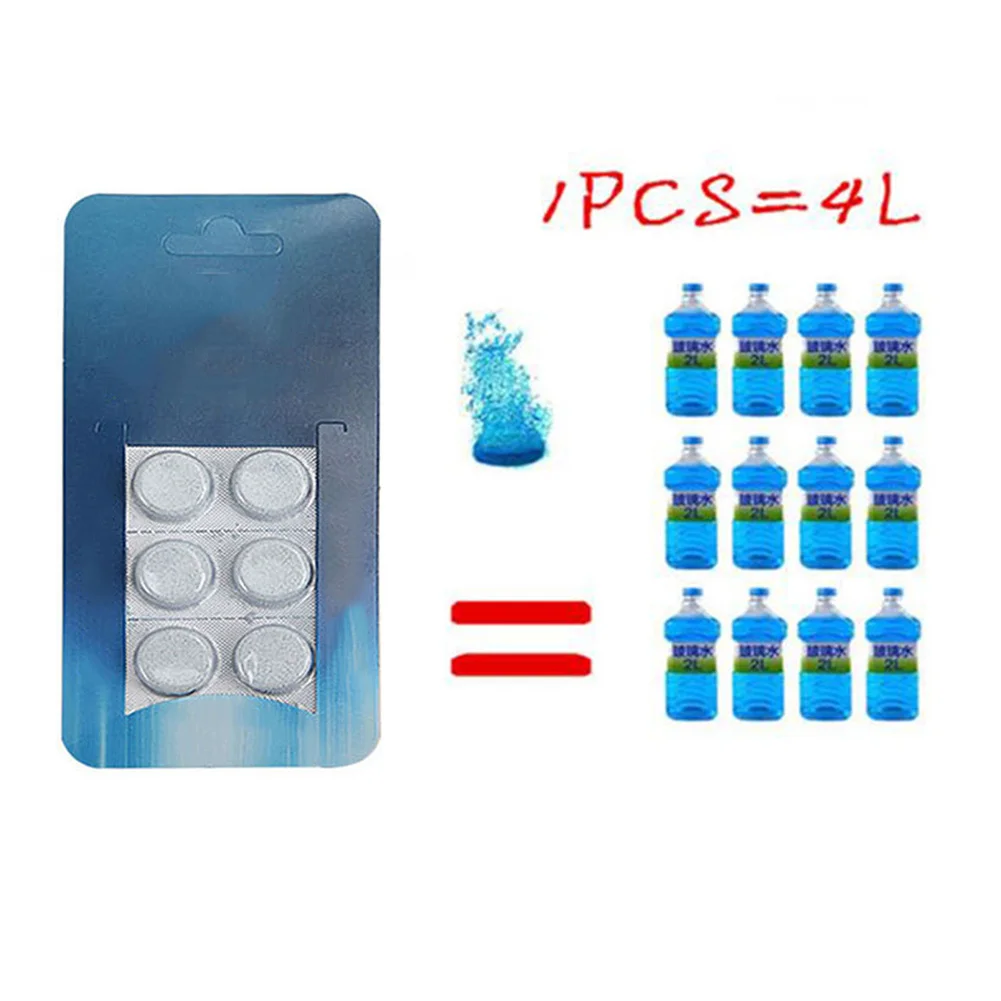 6Pcs Super Concentrated Detergent Car Solid Wiper Fine Detergent Water Alternatives Auto Car Windshield Glass Wiper Cleaning
6Pcs Super Concentrated Detergent Car Solid Wiper Fine Detergent Water Alternatives Auto Car Windshield Glass Wiper Cleaning