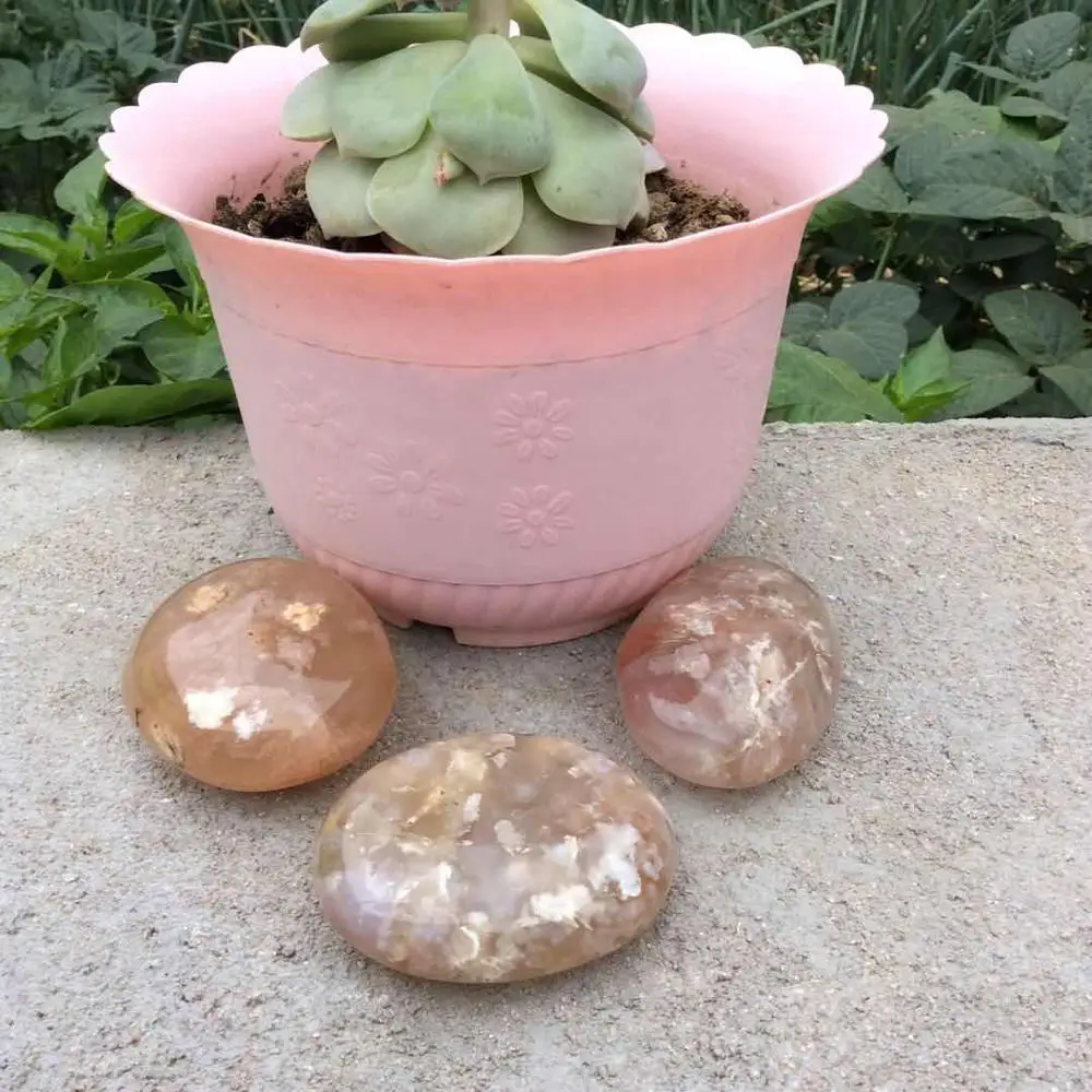 3pcs eye-dazzing natural the cherry blossom agate crystal gemstone palmstones metaphysiciall chakra polished stone as gift
3pcs eye-dazzing natural the cherry blossom agate crystal gemstone palmstones metaphysiciall chakra polished stone as gift