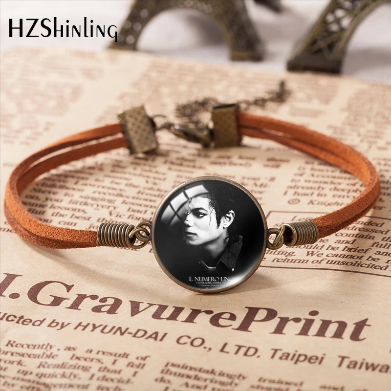 2019 New Fashion Michael Super Artist Handmade Craft Leather Bracelet Glass Cabochon Bangle Bracelet
2019 New Fashion Michael Super Artist Handmade Craft Leather Bracelet Glass Cabochon Bangle Bracelet