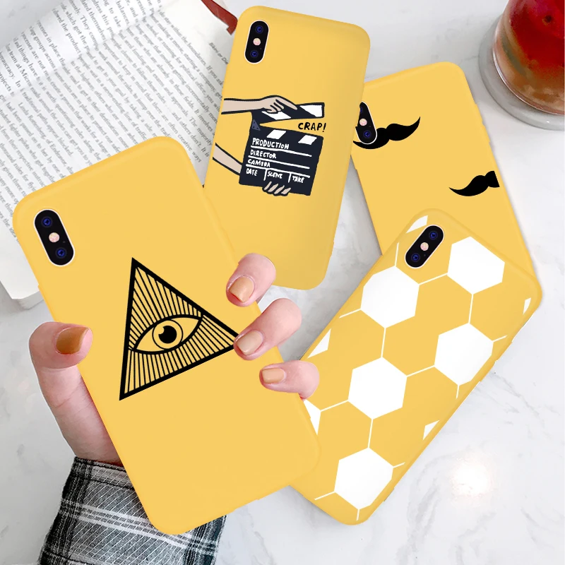 JAMULAR Funny Geometry Triangle Eyes Prtint Phone Case For iPhone XS MAX XR X 7 8 6s Plus Summer Yellow Soft TPU Back Cover
JAMULAR Funny Geometry Triangle Eyes Prtint Phone Case For iPhone XS MAX XR X 7 8 6s Plus Summer Yellow Soft TPU Back Cover