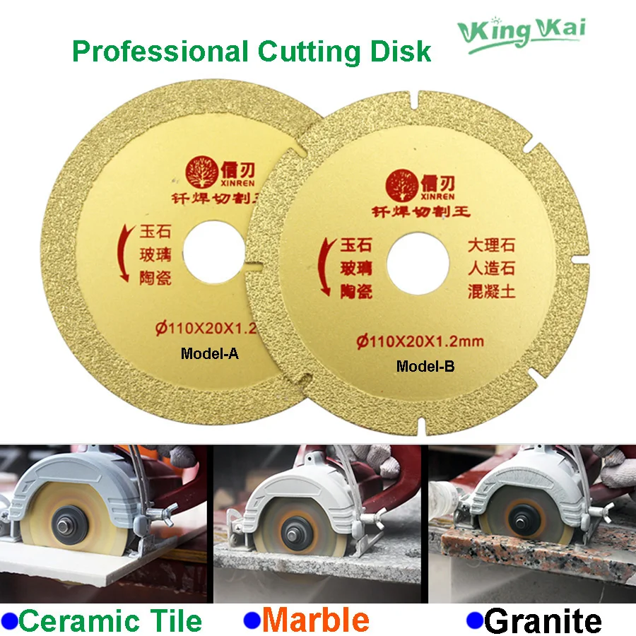 110mm Diamond Ceramic Tile Marble Glass Granite Concrete Wet Dry Cutting Disk Blade (11)