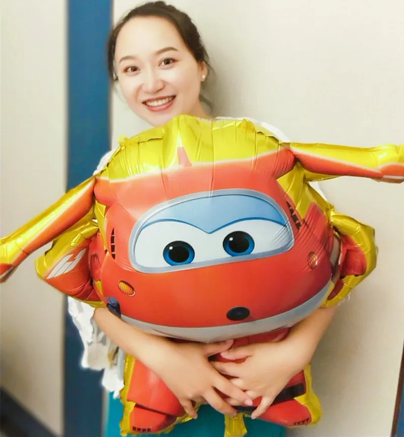 2018 new Super Wings Jett Foil Air Balloon globos Helium Ballon Birthday Party Decorations Kids toys air inflatable balls
2018 new Super Wings Jett Foil Air Balloon globos Helium Ballon Birthday Party Decorations Kids toys air inflatable balls
