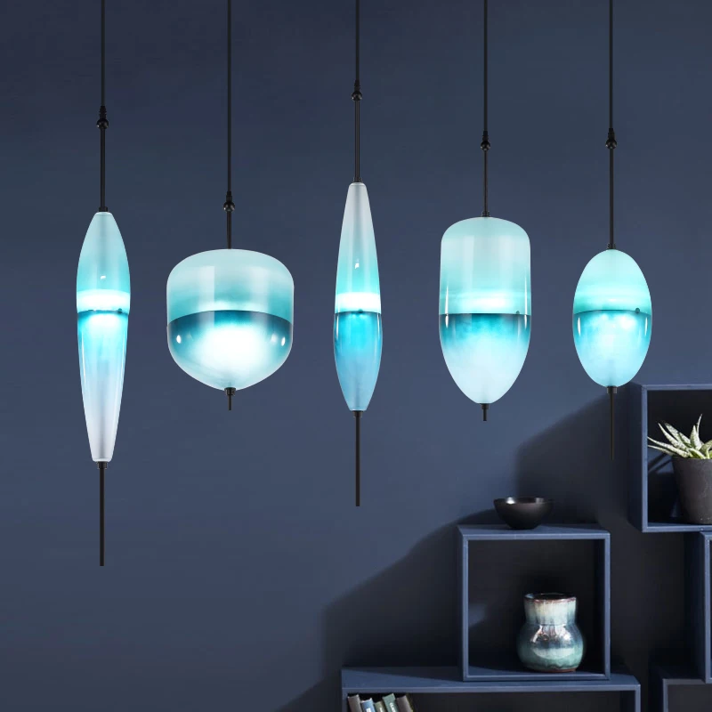 Nordic art Venice Flow glass pendant light green gradient bar character designer bar coffee dining room hanging light
Nordic art Venice Flow glass pendant light green gradient bar character designer bar coffee dining room hanging light
