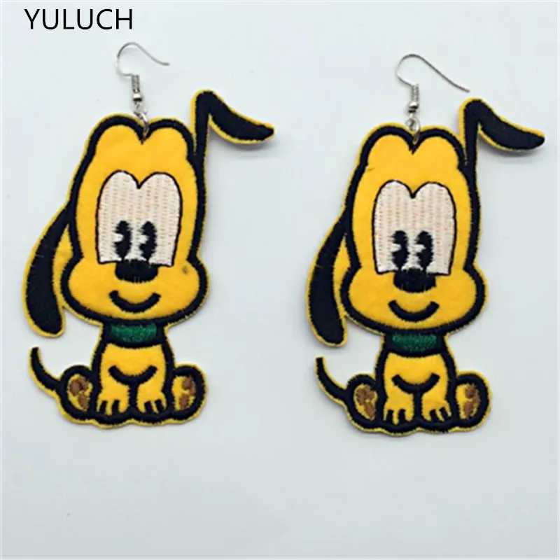 PAIR /LOT new arrival embroidery pearl pendants handmade animal carton monkey cloth earrings fashion
PAIR /LOT new arrival embroidery pearl pendants handmade animal carton monkey cloth earrings fashion