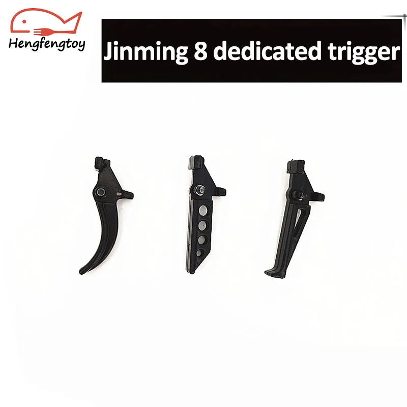 Jinming 8 dedicated trigger M4 gel ball water gun Nondestructive installation trigger Refit accessories
Jinming 8 dedicated trigger M4 gel ball water gun Nondestructive installation trigger Refit accessories