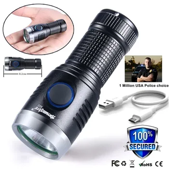 Mini Pocket USB Rechargeable XPE Tactical Military LED Flashlight Torch Lamp outdoor travel adventure lighting flashlight #4J02
Mini Pocket USB Rechargeable XPE Tactical Military LED Flashlight Torch Lamp outdoor travel adventure lighting flashlight #4J02