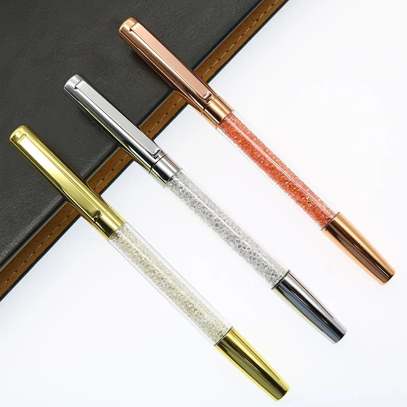 New Crystal Pen Signature Diamond Gold / Silver Office Gift High Side Business Ballpoint Pen 1pc
New Crystal Pen Signature Diamond Gold / Silver Office Gift High Side Business Ballpoint Pen 1pc