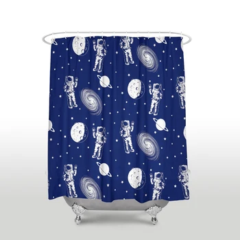 Waterproof Astronaut Space Exploration Black Hole Printed Shower Curtain Polyester Fabric Navy Blue Bathroom Curtains
Waterproof Astronaut Space Exploration Black Hole Printed Shower Curtain Polyester Fabric Navy Blue Bathroom Curtains