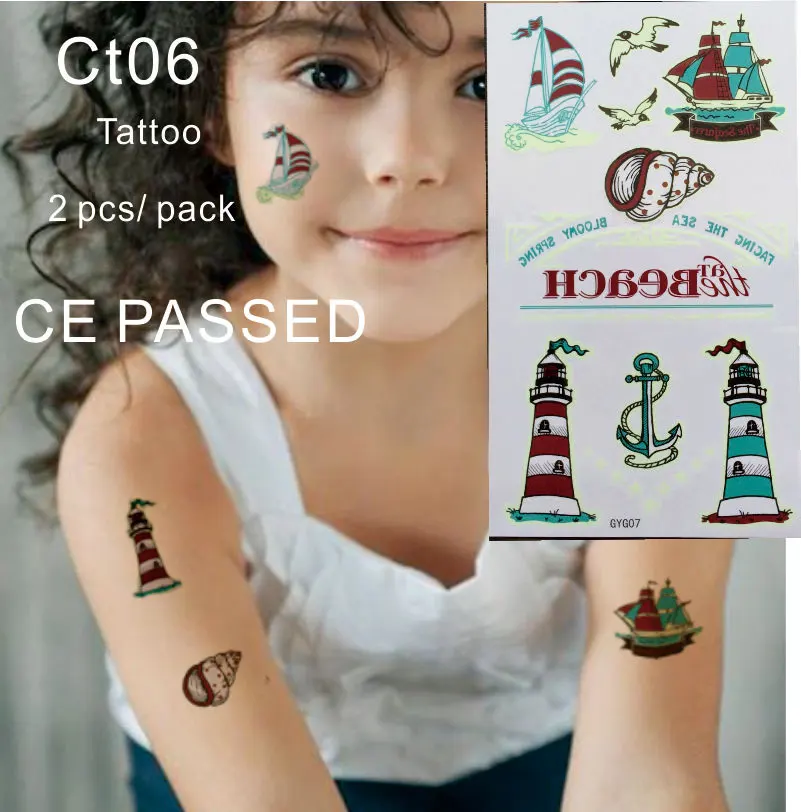 CT06 Children Temporary Tattoo Non toxic and with CE certificate LightHouse Steamship Vessel Shell Boat Body Tattoos Sticker
CT06 Children Temporary Tattoo Non toxic and with CE certificate LightHouse Steamship Vessel Shell Boat Body Tattoos Sticker