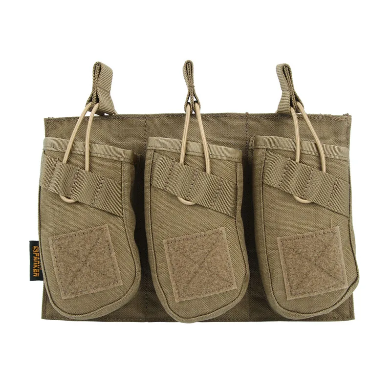 Tactical Universal Triple AK47 Ammo Clips Outdoor Hunting Equipment Bag Military Molle Magazine Pouch Tactical Universal Triple AK47 Ammo Clips Outdoor Hunting Equipment Bag Military Molle Magazine Pouch