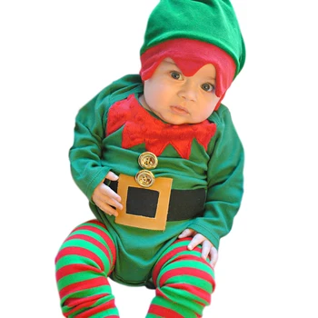 Rorychen Newborn Baby Boy Girls Long Sleeve Christmas Printed Rompers+Striped Leggings Pants+Hats 3Pcs Christmas Outfits Sets
Rorychen Newborn Baby Boy Girls Long Sleeve Christmas Printed Rompers+Striped Leggings Pants+Hats 3Pcs Christmas Outfits Sets