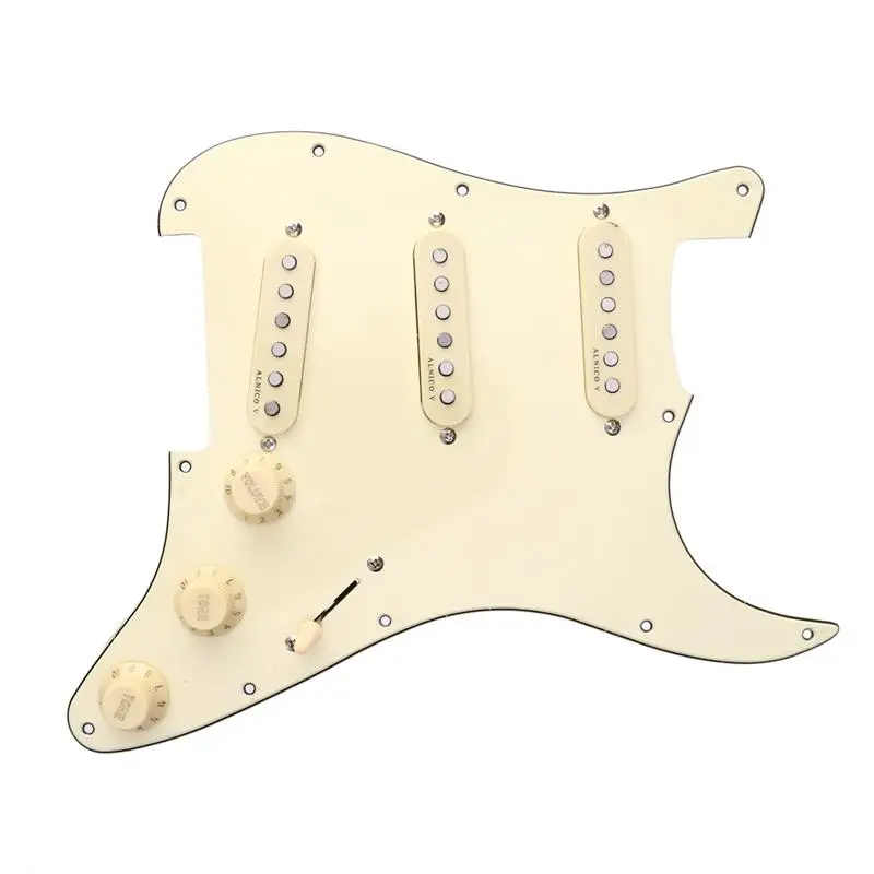 Prewired Pickguard Schrauben Set Commemorative Model Classical Prewired Loaded SSS Pickguard alnico V pickups in 60s
Prewired Pickguard Schrauben Set Commemorative Model Classical Prewired Loaded SSS Pickguard alnico V pickups in 60s