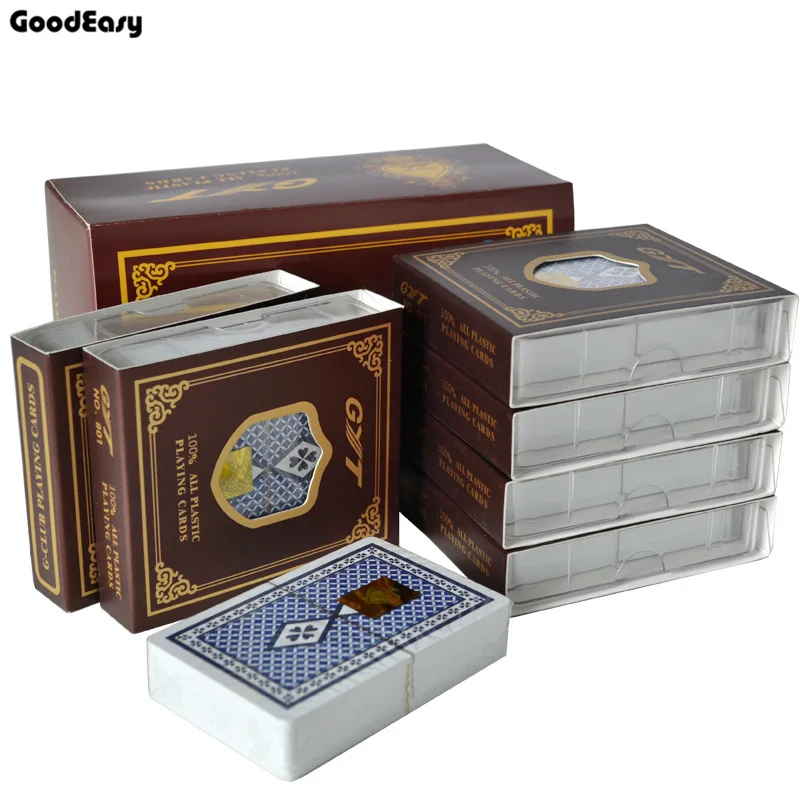Free Shipping GYT 100% Plastic Playing Card Texas Hold'em Poker Playing Card Black Jack Board Game Waterproof High Quality
Free Shipping GYT 100% Plastic Playing Card Texas Hold'em Poker Playing Card Black Jack Board Game Waterproof High Quality
