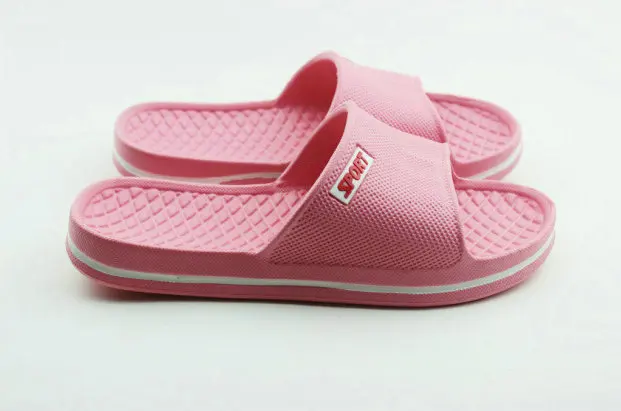 Summer Pure Color Lovers Household Disposable Bath Slippers Spa Hotel Slippers Bathroom Anti-skid Mens And Womens Soft Slide Slippers (28)