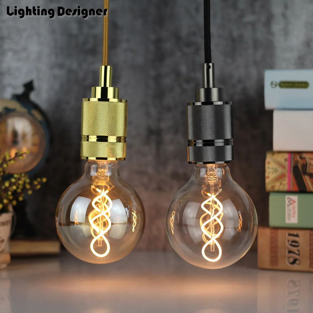 G95 Edison bulb LED E27 Double helix Vintage Filament Retro Energy saving lamp light fixture Lighting Art chandelier 220V 4W
G95 Edison bulb LED E27 Double helix Vintage Filament Retro Energy saving lamp light fixture Lighting Art chandelier 220V 4W