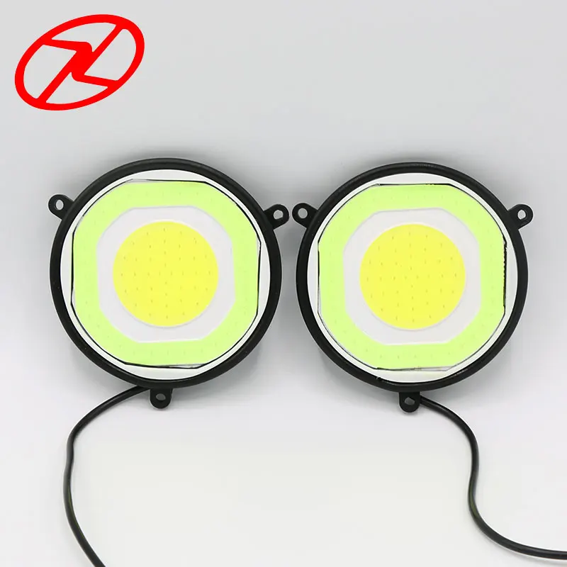 2X High Power COB Daytime Running Light 12V Waterproof White DRL Blue Turn Signal for auto cars fog lamp
2X High Power COB Daytime Running Light 12V Waterproof White DRL Blue Turn Signal for auto cars fog lamp