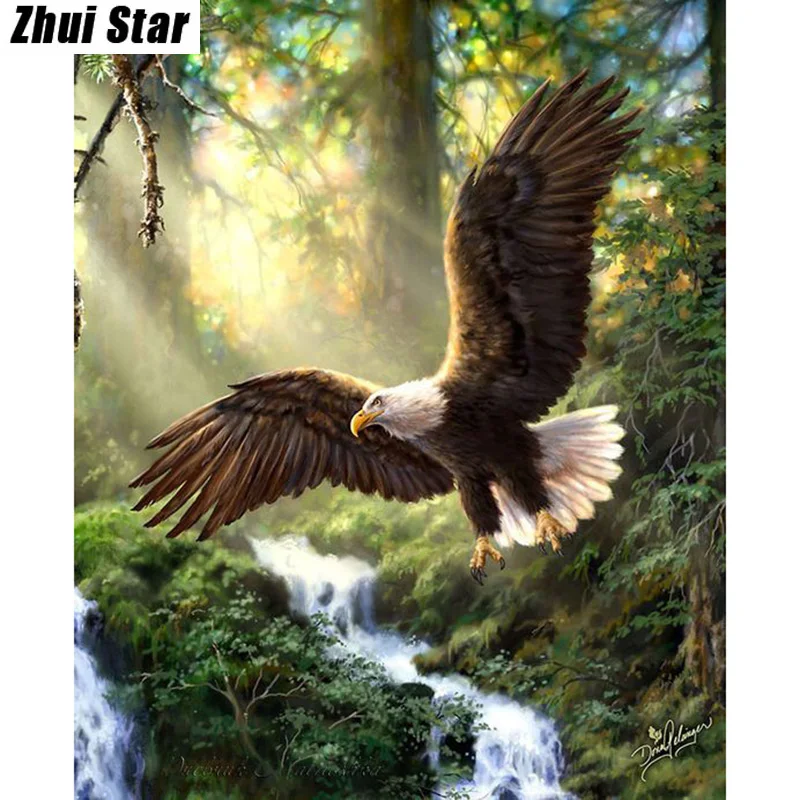 Full Square Diamond 5D DIY Diamond Painting "Soaring eagle" Embroidery Cross Stitch Rhinestone Mosaic Painting Decor
Full Square Diamond 5D DIY Diamond Painting "Soaring eagle" Embroidery Cross Stitch Rhinestone Mosaic Painting Decor