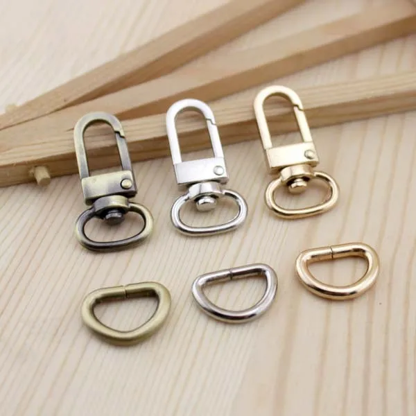 LXK-01 Bronze Bag Parts & Accessories Luggage bag buckle Snap hook/Dog,Bag hanger Lobster Clasp D ring 12 mm diameter 12set/lot
LXK-01 Bronze Bag Parts & Accessories Luggage bag buckle Snap hook/Dog,Bag hanger Lobster Clasp D ring 12 mm diameter 12set/lot